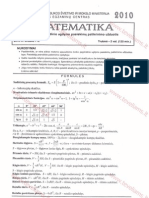 10 Klase Matematika Egzaminas 2010