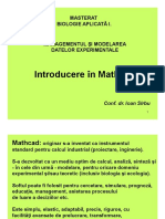 Introducere in Mathcad