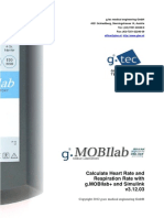 Calculate Heartrate Respiration Rate With G Mob I Lab