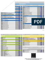 EXW Price List 2012