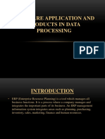Software Application and Products in Data Processing