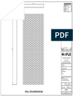 Detail A - Typical Expanded Mesh Panel: Finish Specification