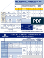 Calendario Academico 2018