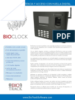 Bt-Bclock Espanol Brochure
