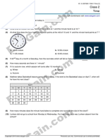 Class 2 Time: For More Such Worksheets Visit - Day of The Week?