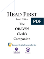 EAD Irst: The Ob/Gyn Clerk's Companion