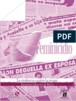 El Feminicidio en El Perú (Ensayo)