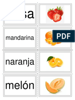 Frutas Flashcards