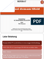 Perforasi Demam Tifoid: Pembimbing: Dr. Taufik Raffendi, Sp.A, D.FM Oleh: Fifa Yuniarmi