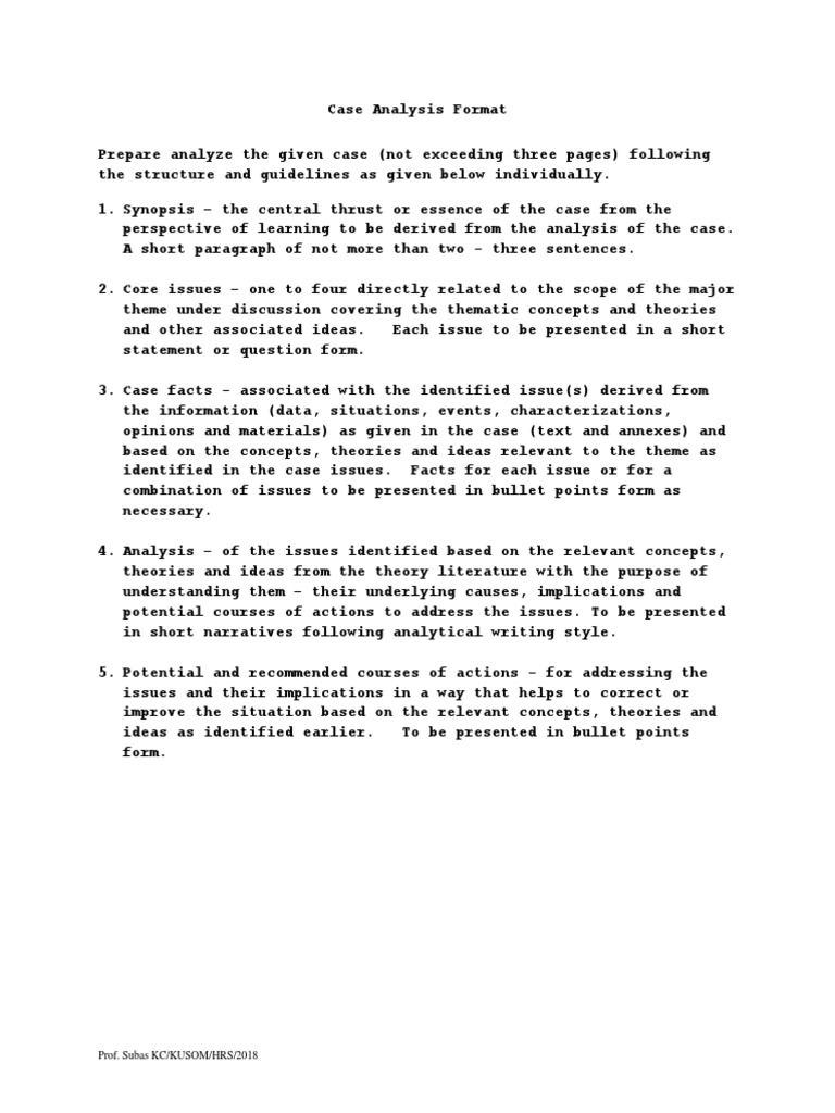 case-analysis-format-pdf