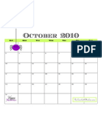 Download October 2010 Calendar - TomKat Studio by The TomKat Studio SN38320490 doc pdf