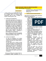 Lectura - Cómo Escoger Un Buen Tema de Investigación