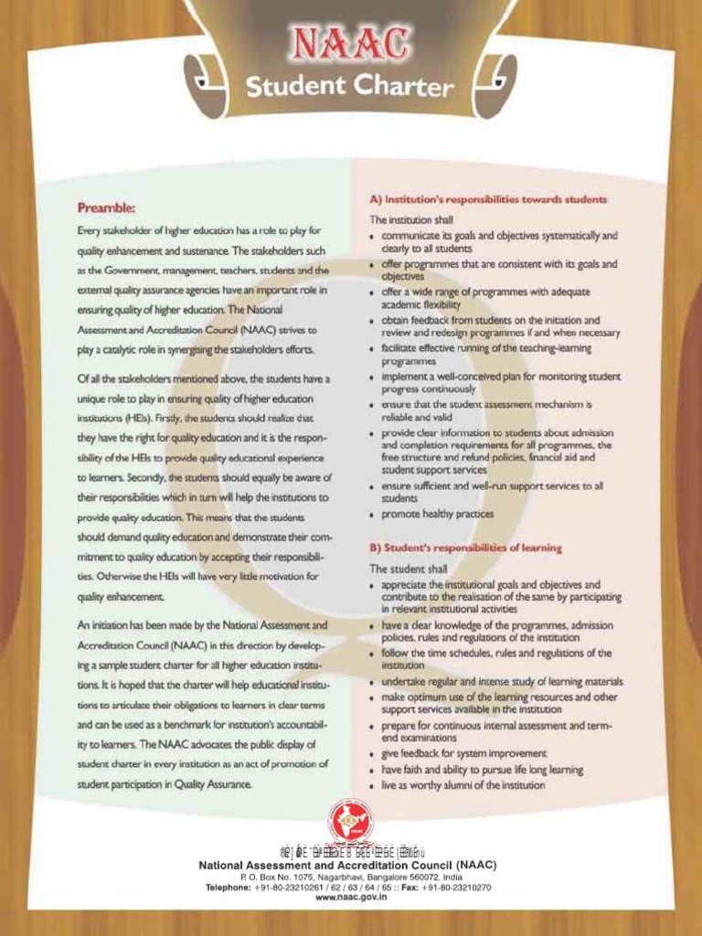 2015 Student Charter | PDF