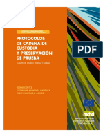 Protocolos de Conservacion de Prueba