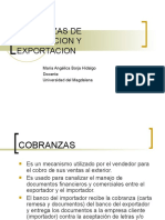 Cobranzas de Importacion y Exportacion