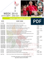 Galway Calendar of Events 2010