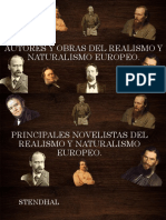 Autores y Obras Del Realismo y Naturalismo Europeo
