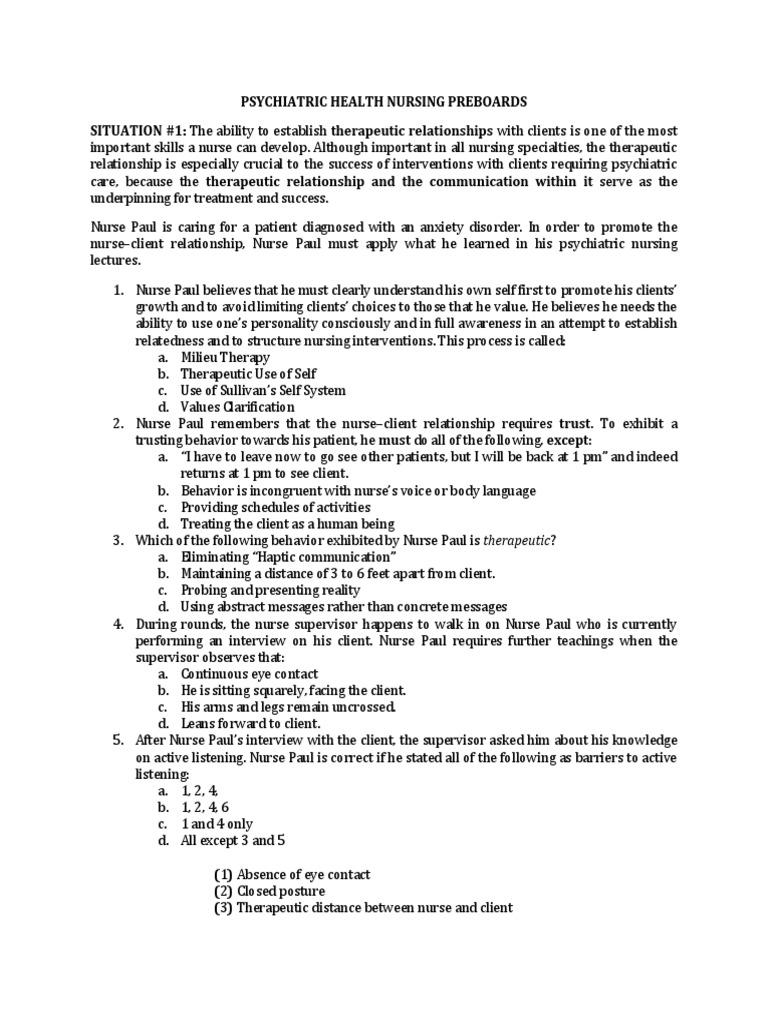 Pych Preboards Questions PDF Attention Deficit Hyperactivity