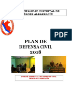 Plan de Defensa Civil 20181