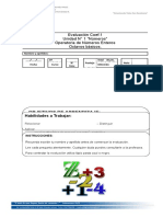 Prueba Operatoria Enteros