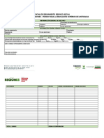 Planilla de Seguimiento Servicio Social