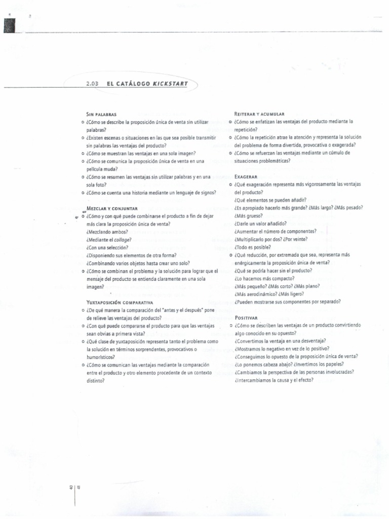 Catalogo Kickstart 1 PDF