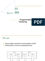 Unit - IV 8255 PPI: - Programmable Peripheral Interfacing