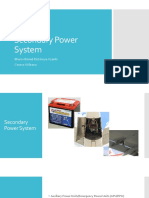 Secondary Power System