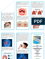 Triptico Enfermedades Que Afectan Al Sistema Respiratorio