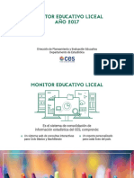 Informe Monitor Educativo 2017