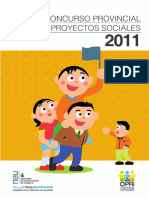 Concurso Provincial de Proyectos Sociales 2011