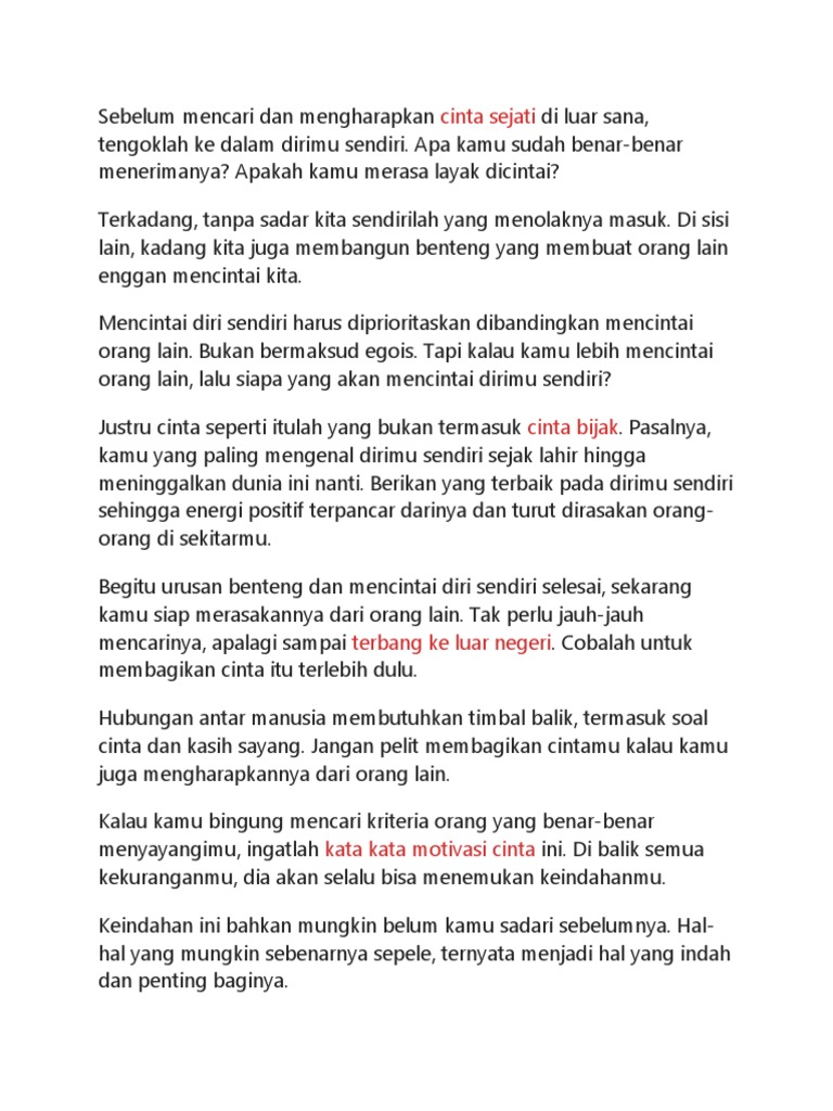 Sebelum Mencari Dan Mengharapkan