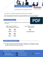 IBIZA - Classement Comptable