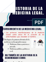 Historia de La Medicina Legal