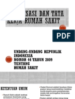 Organisasi Dan Tata Kerja Rumah Sakit