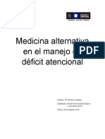 Medicina Alternativa en El Manejo de Déficit Atencional