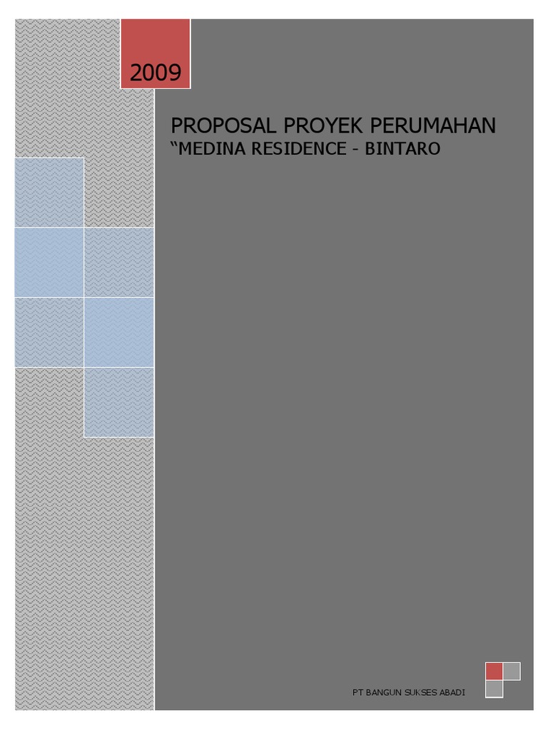 Contoh Proposal Bisnis Real Estate PDF