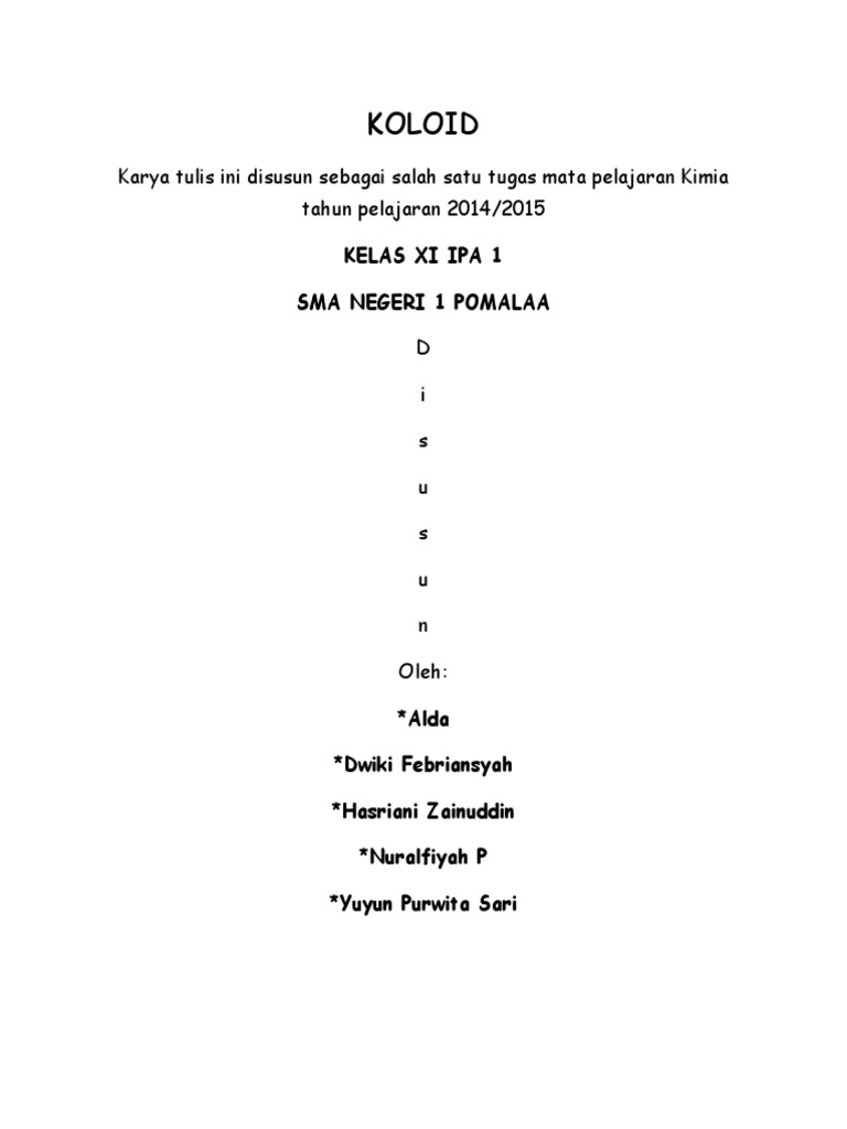 Contoh Makalah Metode Ilmiah Fisika Kelas 10 - makalahha