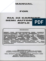 Manual For Rock Island Armory / Armscor .22 Carbine Semi Automatic Rifle M20C