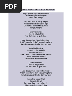 U2 Lyric | PDF | Nature