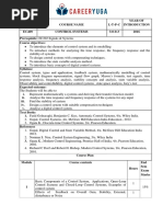 EC409 Control Systems (CareerYuga)