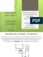 Historia Del Control Automatico