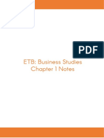 Business Studies - Important Points (ETB)