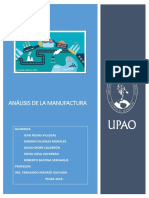 Analisis de La Manufactura - Revisado