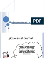 Genero Dramático - Primer Año Medio