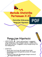 Materi X-XI Pengujian Hipotesis