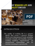 Quality of Work Life and Quality Circles