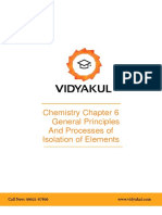 NCERT Solutions Class 12 Chemistry Chapter 6 General Principles and Processes of Isolation of Elements
