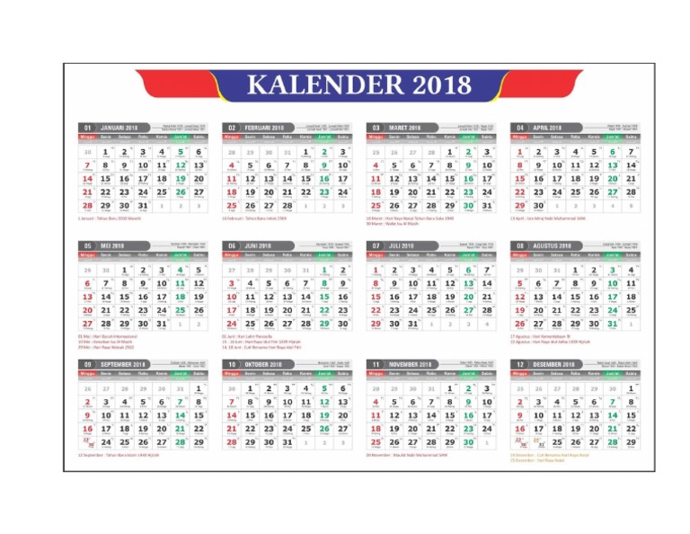 新着商品 Kalender 2018 | PDF カレンダー