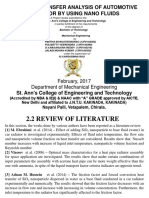 Heat Transfer Analysis of Automotive Radiator by Using Nano Fluids